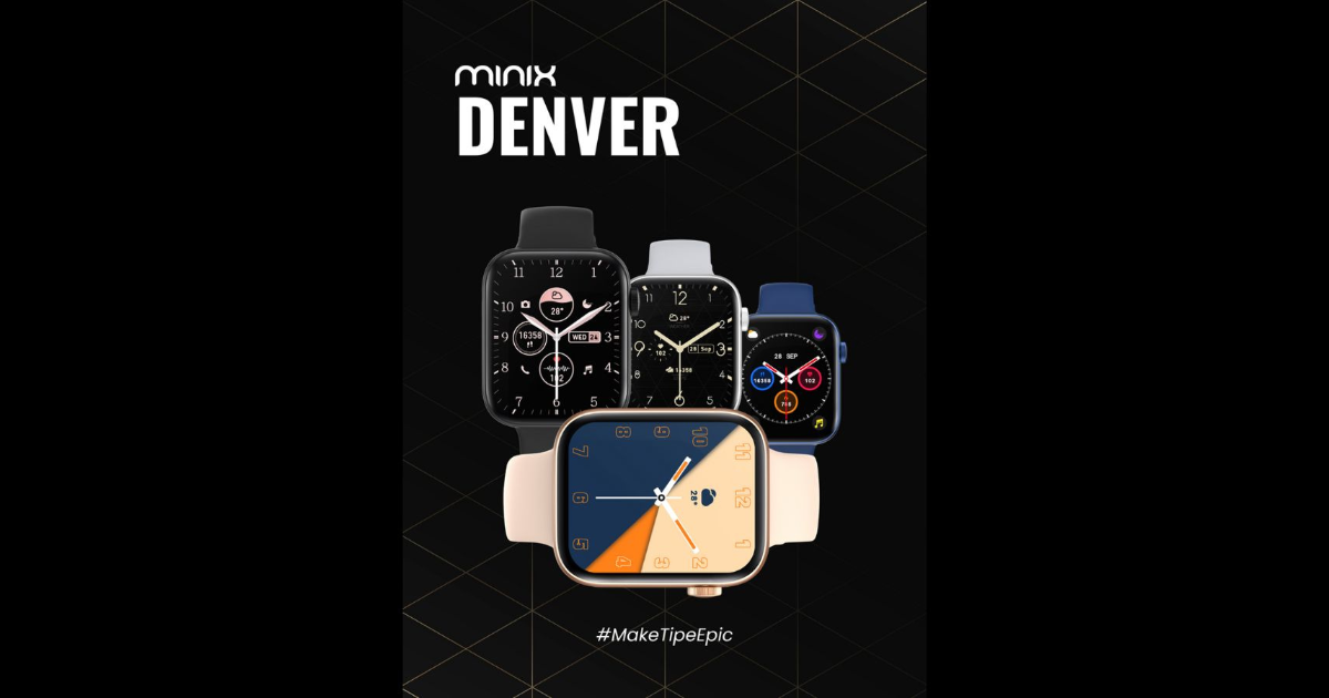 Minix To Launch Its New Smartwatch, Minix Denver, Sporting A 2.01” Ultra Big Display